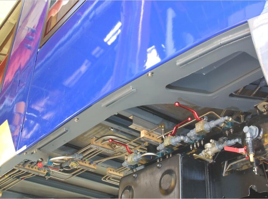 Fixing of train paneling