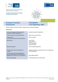 Halfen HTA-CE Cast-In Channels