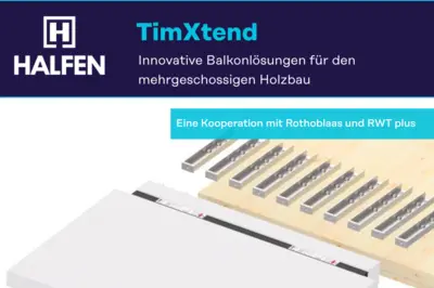 TimXtend – The Innovative Balcony System for Timber Construction