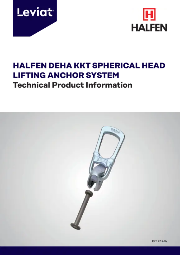 Halfen Deha Spherical Head Lifting Anchor System