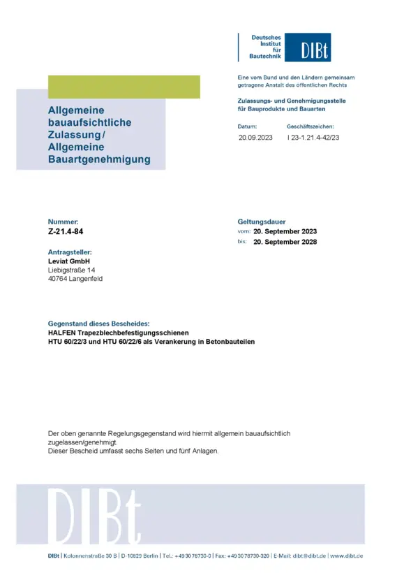 Trapezblech-Befestigungen