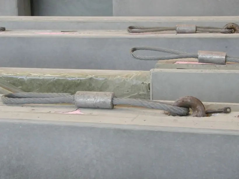  Precast elements with R2 ring clutches